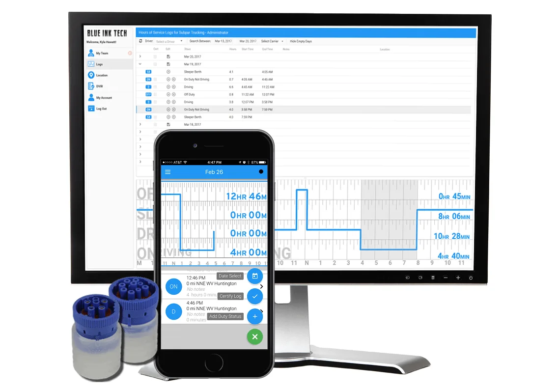 Blue Ink BIT ELD Device Overview